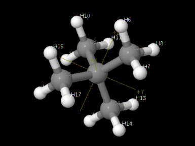 Neopentane Visualisation
